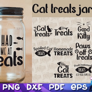 Cat Treats, Cat Treats svg, Cat treat jar, cat treat container, cat treat jar svg, cat treat sticker, cats svg, cats quotes, funny animals