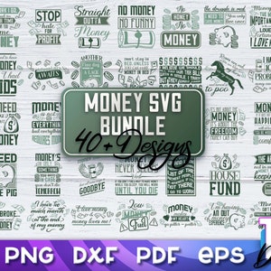 Cotações de dinheiro SVG | Pacote SVG | Provérbios engraçados SVG