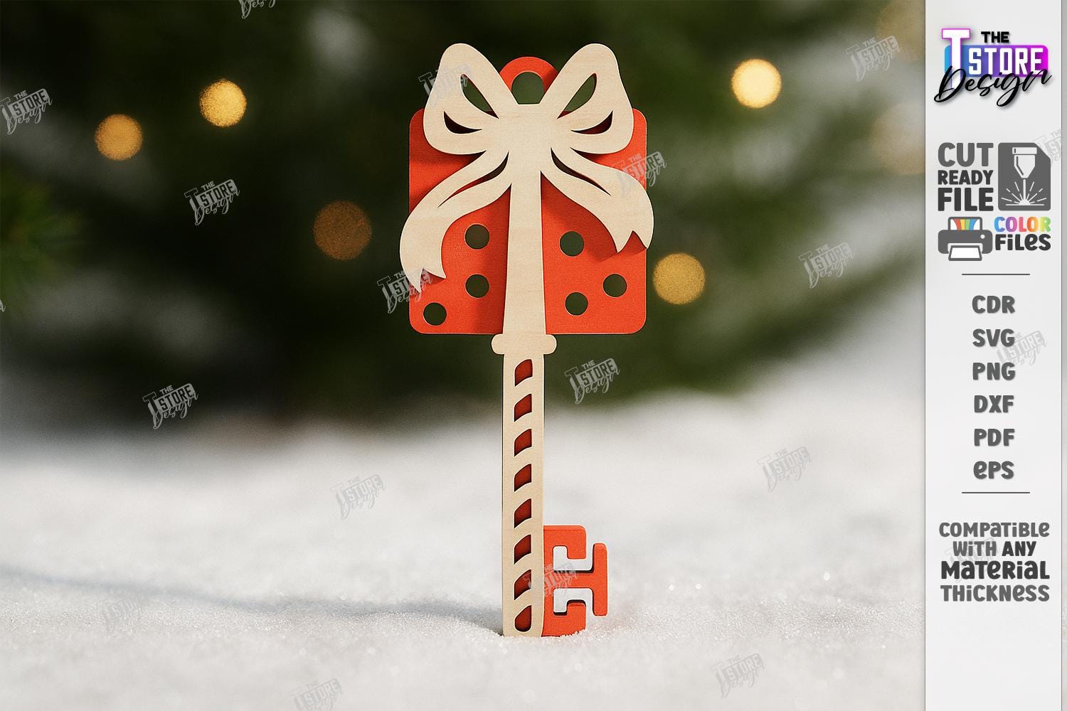 Christmas Magic Keys Laser Cut Bundle | 3D Santa's Magic Key