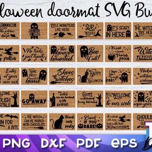 Halloween SVG | Doormat bundle svg | welcome svg | DIY doormat