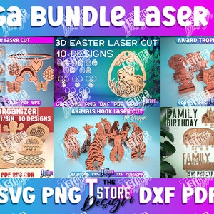 Laser Cut Mega Bundle SVG | CNC Files | Engraving SVG image 9