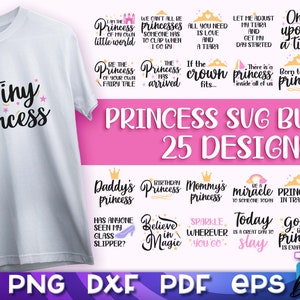 Princess SVG Bundle | Funny Quotes SVG Design | Future Queen SVG v.1