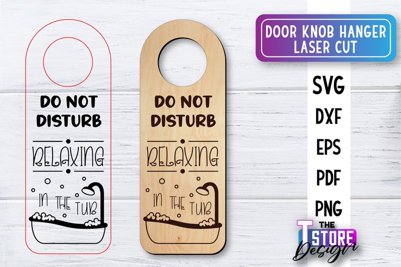Door Knob Hanger Laser Cut SVG Bundle Door Knob Design Etsy