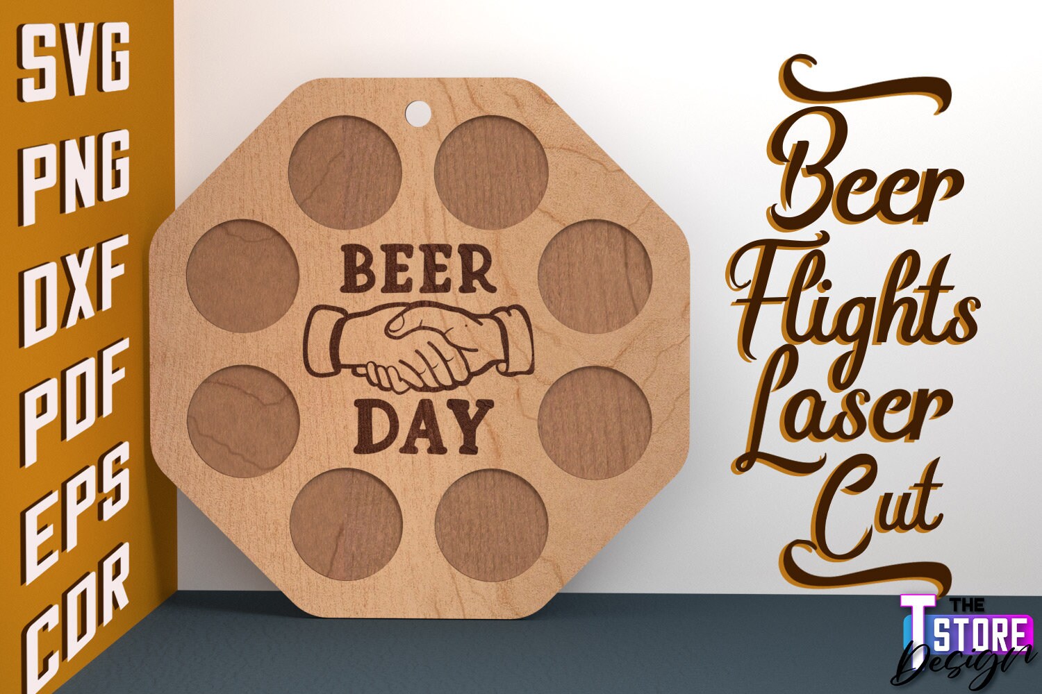 Beer Flights Laser Cut | Alcohol SVG Design | Laser Cut Files - Etsy