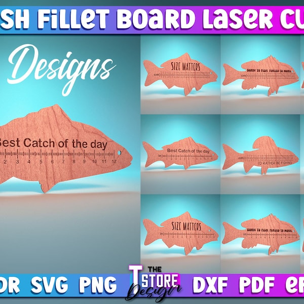 Fish Fillet Boards Etsy