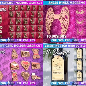 Valentine's Day Mega Laser Cut Bundle SVG | Huge Valentines | Mega ...