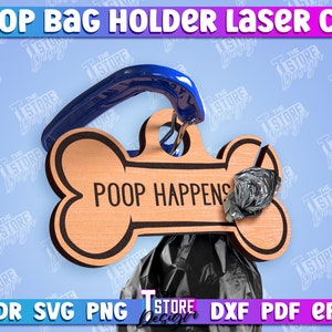 Dog Poop Bag Holders Laser Cut, Used Poop Bag Holder, Peе Lover, Dog ...