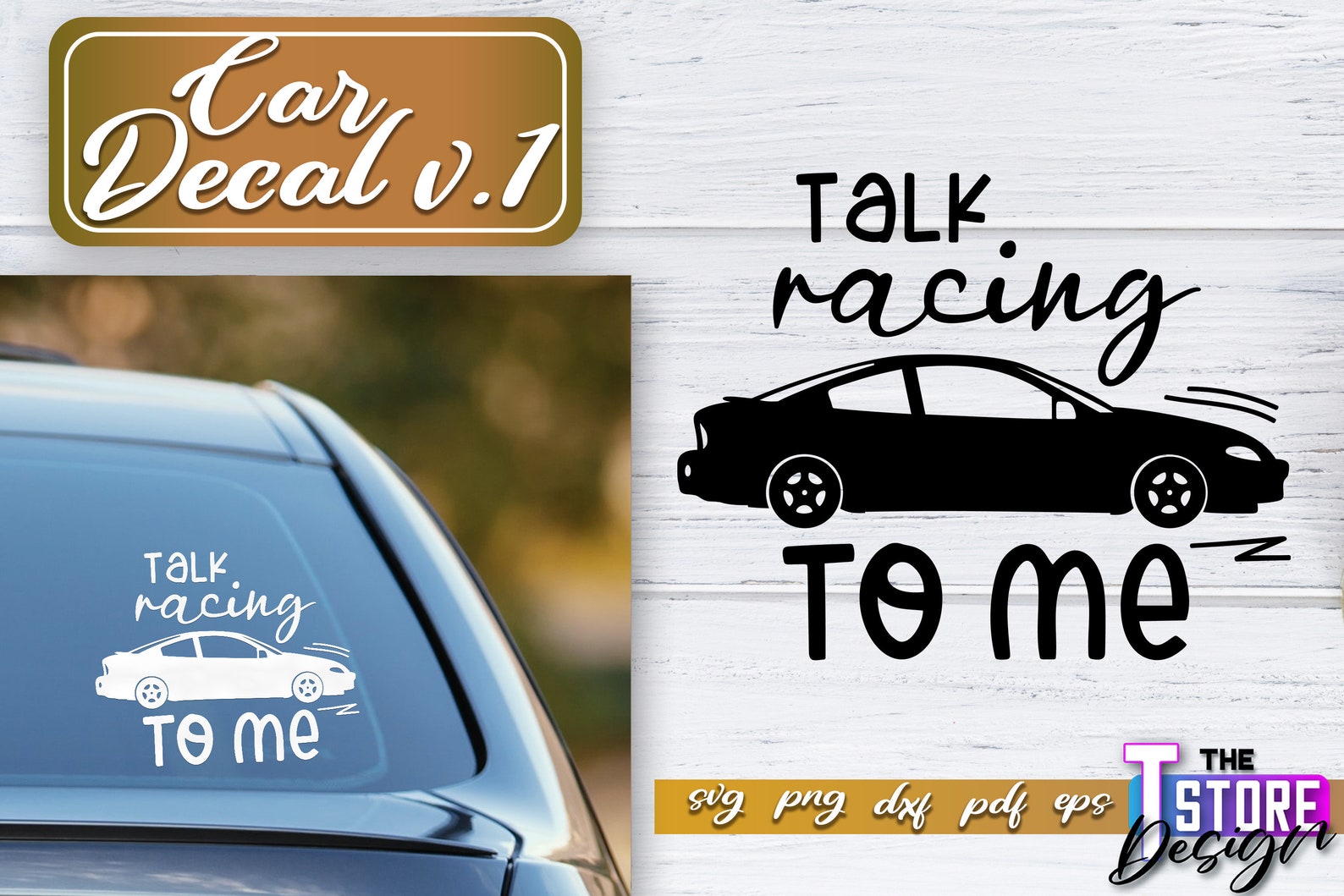 Car Stickers SVG Bundle | Car Decals SVG | Vehicle Decal SVG | Car ...
