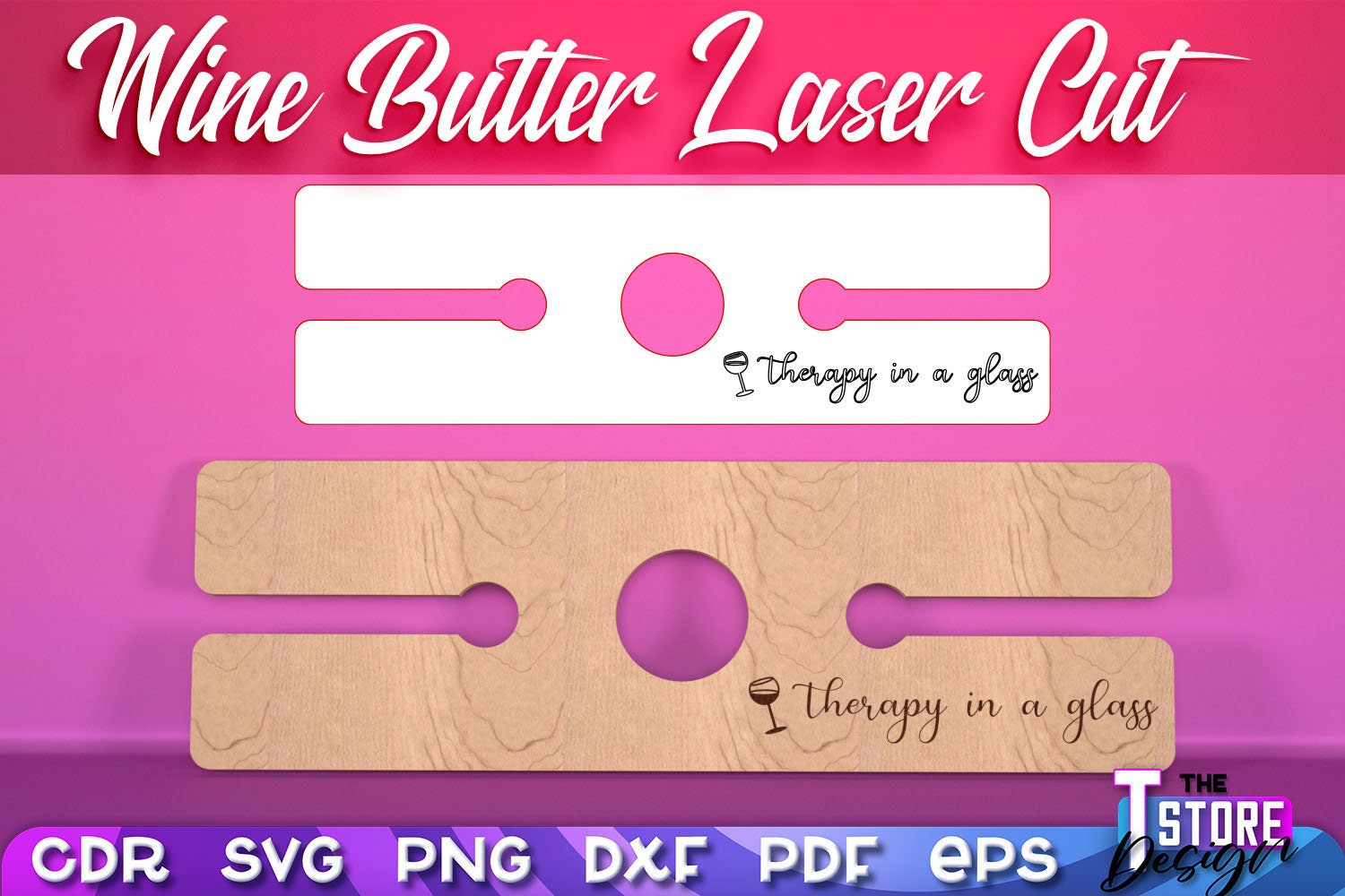Wine Butler Laser Cut | Wine Holder SVG Design | Laser Cut Files ...