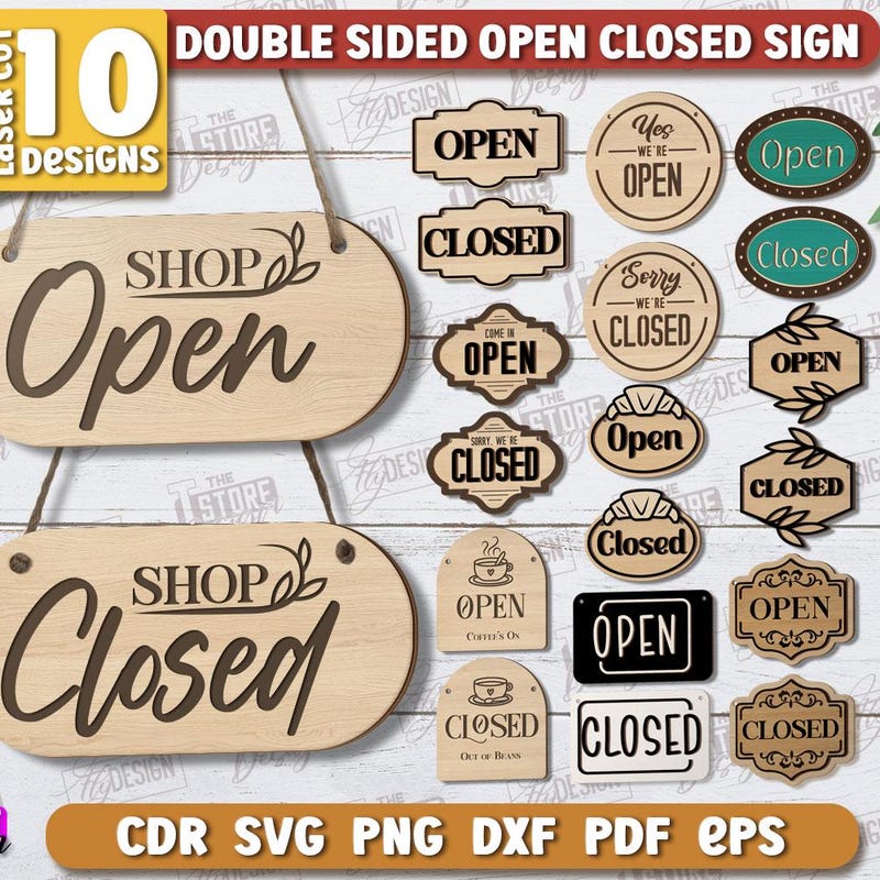 Open Closed Sign - Etsy UK