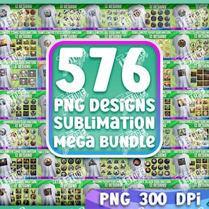 PNG Mega Sublimation Bundle  | Huge Sublimation Design | Bestsellers Sublimation Designs | Christmas Sublimation | Halloween PNG | Animals