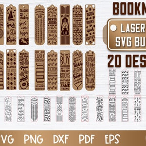 Bookmark Laser Cut | Bookmark SVG Design | Laser Cut Files