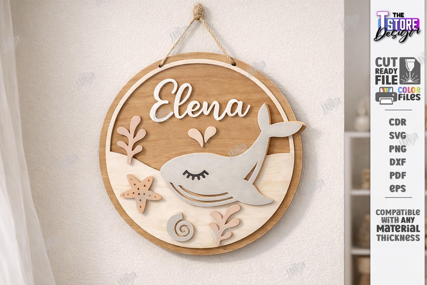 3d Name Sign Kids Room Door Laser Cut Bundle, Nursery Name Sign, Baby ...