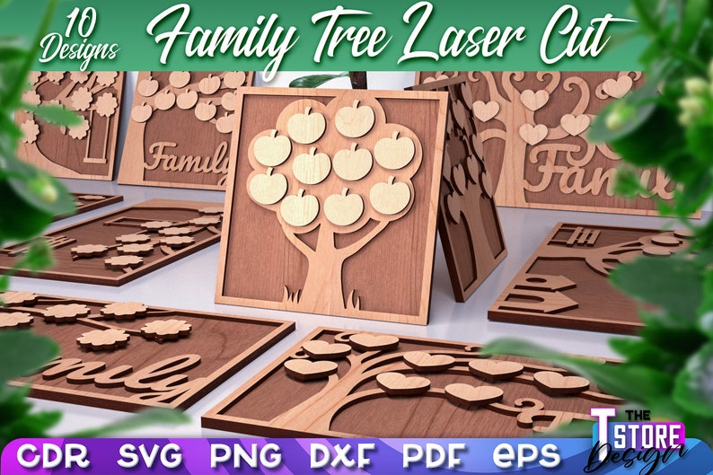 Mega Laser Schnitt Bundle SVG CNC-Dateien Gravur SVG Bild 10