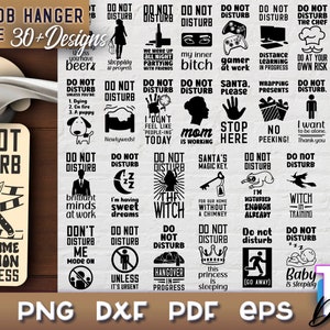 Door Knob Hanger SVG Bundle | Paper Cut SVG | Home Design