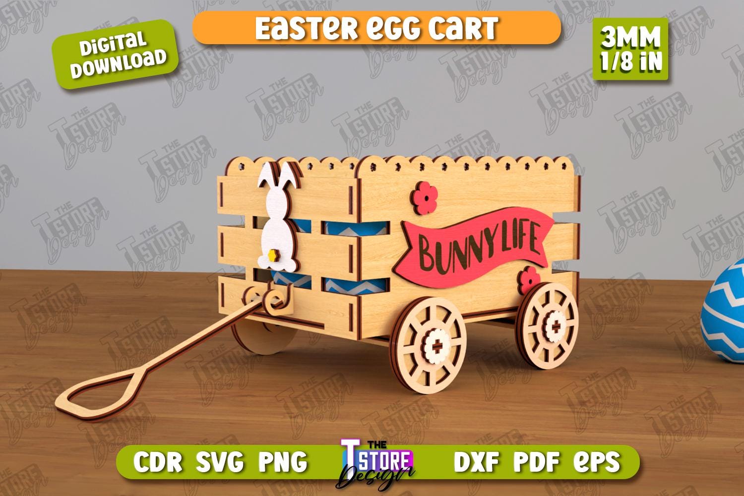 Easter Egg Cart Lasercut Bundle, Easter Bunny Candy Carts, Easter Bunny ...