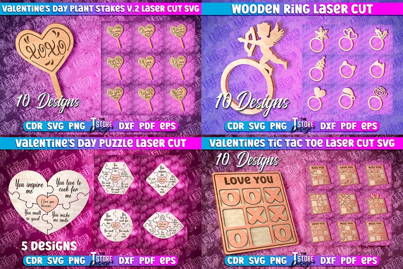 Valentine's Day Mega Laser Cut Bundle SVG | Huge Valentine's Day Bundle ...