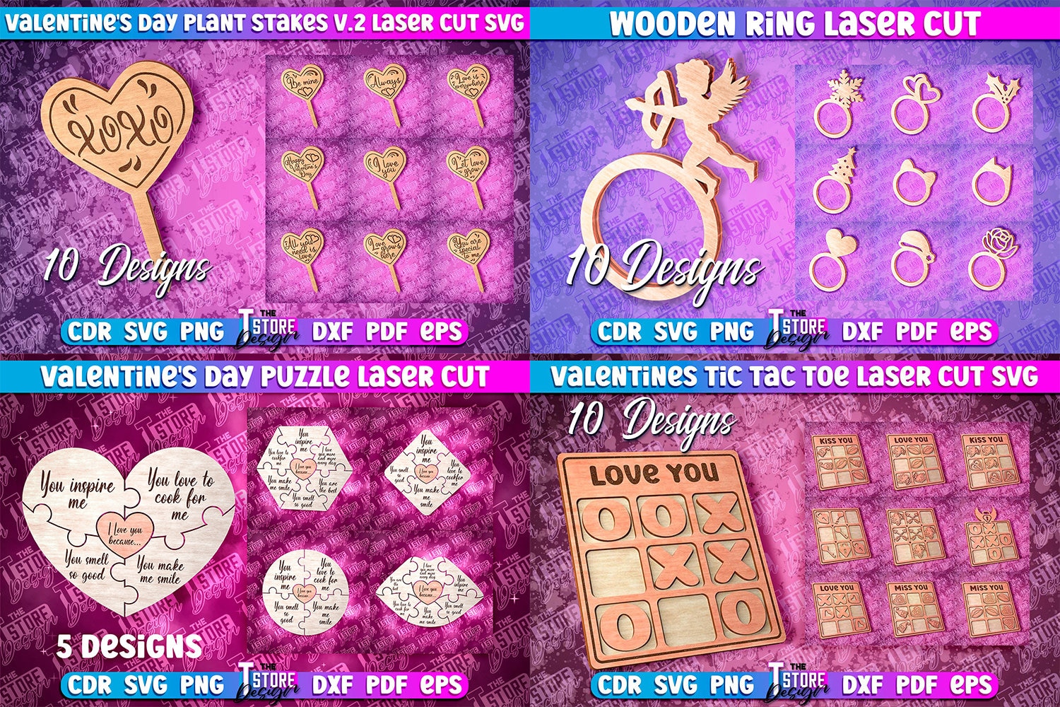 Valentine's Day Mega Laser Cut Bundle SVG | Huge Valentine's Day Bundle ...