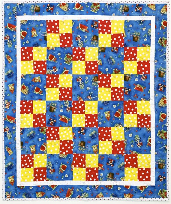 Handmade Quilts Kids Blankets Baby Quilt Etsy