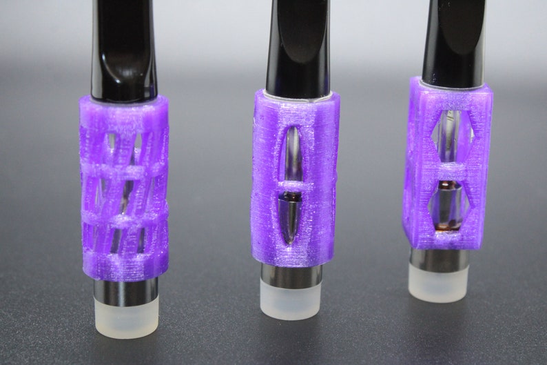 510 Vape Cartridge Protector Glass Cart Rubber Covers set Etsy