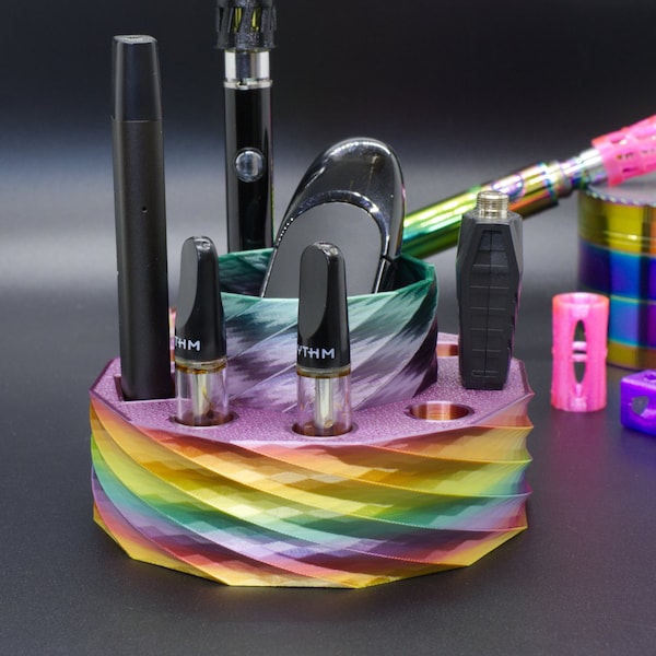 510 Vape Holder - Spiral  Stand and Organizer - 510 Cartridge Holder Display with Free Shipping