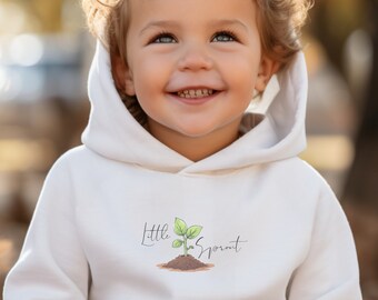 Kids "Little Sprout" Hoodie | Plant Graphic Sweater