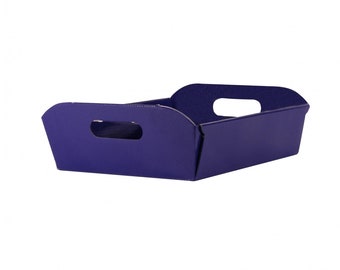 Purple Small Hamper Box Cardboard Gifting Boxes 34.5cm