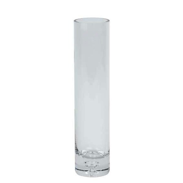 Cylinder Bud Vase with Bubble Glass Vase Wedding Event Vase