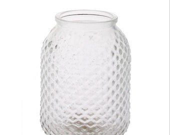 Lola Clear Vase (12cm x 8.5cm): Elevate Your Decor with Versatile Elegance