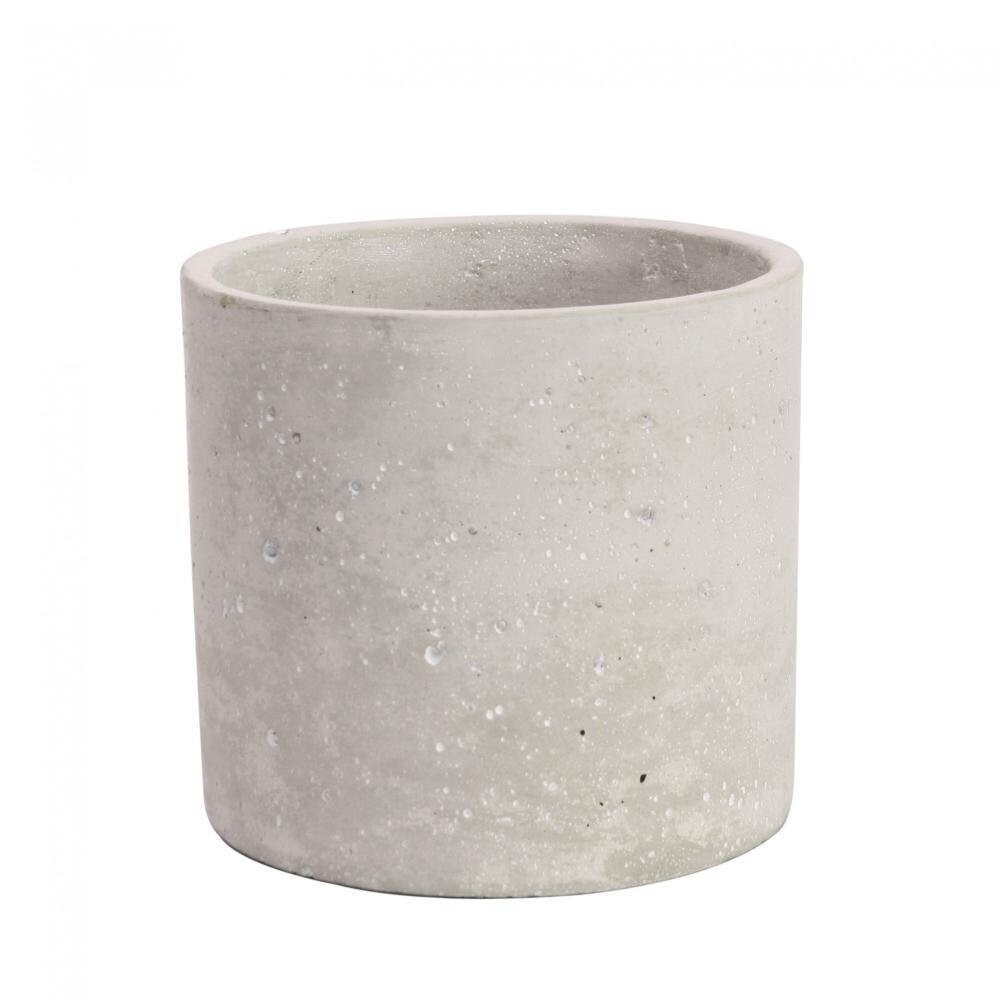 Round Cement Flower Pot 11cm Concrete Industrial Indoor Etsy UK