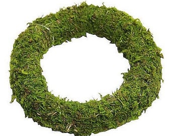 14 Inch Moss Wreath Ring 35 cm Natural Moss