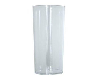 Cylindre en acrylique transparent 25 cm