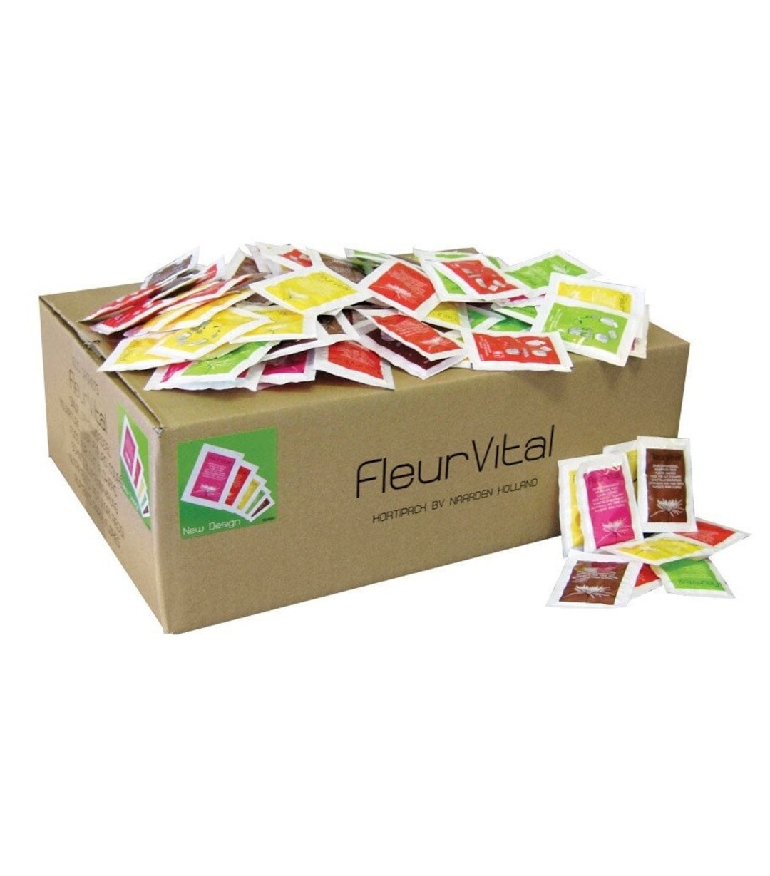 Fleur Vital Flower Food Sachets X 1000 Bulk Florist Plant Etsy