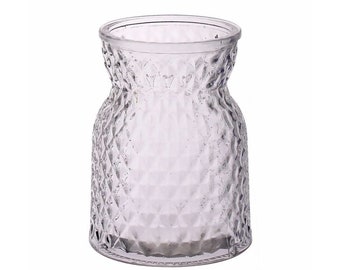 13.5cm Meadow Flower Vase Small Glass Table Vase
