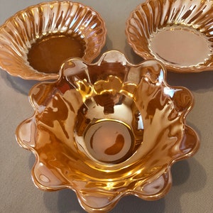 Fire King Anchore Bowl, Glossy Peach