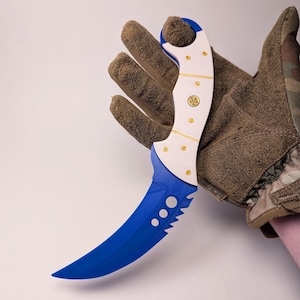 Talon knife Doppler Sapphire Counter-Strike 2 CS:GO | Life size | 3D printed | Game Prop Replica | Cosplay | Fidget toy | Trainer