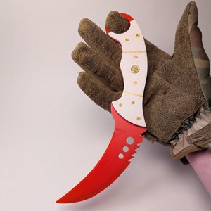 Talon knife Doppler Ruby Counter-Strike 2 CS:GO | Life size | 3D printed | Game Prop Replica | Cosplay | Fidget toy | Trainer