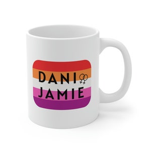 The Haunting Of Bly Manor Dani & Jamie Mug Gift for her, Dani and Jamie Mug, Coffee Cup, Tea Cup, Mug, Dani and Jamie, Bly Manor