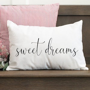 Sweet Dreams Pillow, Sweet Dreams Pillow Cover, Baby Room Pillow, Custom Pillow, Personalized Pillow, Housewarming Gift, Home Decor