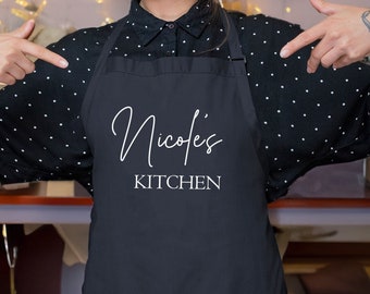 Mothers Day Gift, Custom Kitchen Apron, Apron For Womens, Personalized Apron, Women Apron, Baking Apron, Cooking Apron, Kitchen Apron