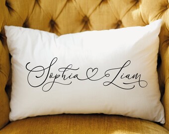 personalised name pillow cases