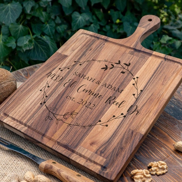 Housewarming Gift, House Warming Gift, Eerste Huis Cadeau, Nieuw Huis Cadeau, Gepersonaliseerde Snijplank, Charcuterie Board, Charcuterie Boards