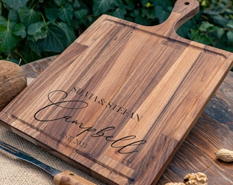 Charcuterie Board, Personalize Cutting Board, Custom Cutting Board, Custom Serving Board, Engraved Cheese Board, Wedding Gift, Engagement