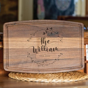 Personalized Cutting Board, Custom Cutting Board, Charcuterie Boards, Cheese Board, Wedding Gift, Engagement Gift, Anniversary Gift
