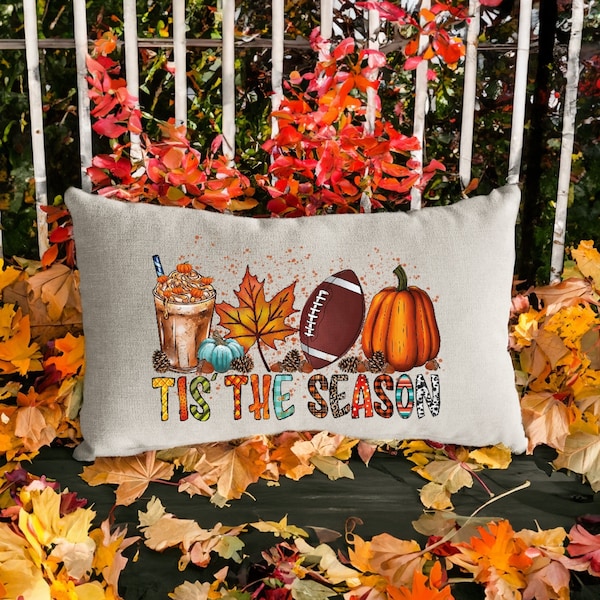 Tis The Season, Fall Pillow Covers, Pumpkin Pillow, Fall Decoration, Fall Pillowcase, Fall Pillows, Autumn Pillowcase, Fall Home Decor