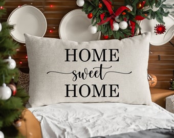 Cuscino casa dolce casa, regalo di Natale, regalo di inaugurazione della casa, cuscino nuova casa, cuscino prima casa, regalo prima casa, copertura cuscino casa