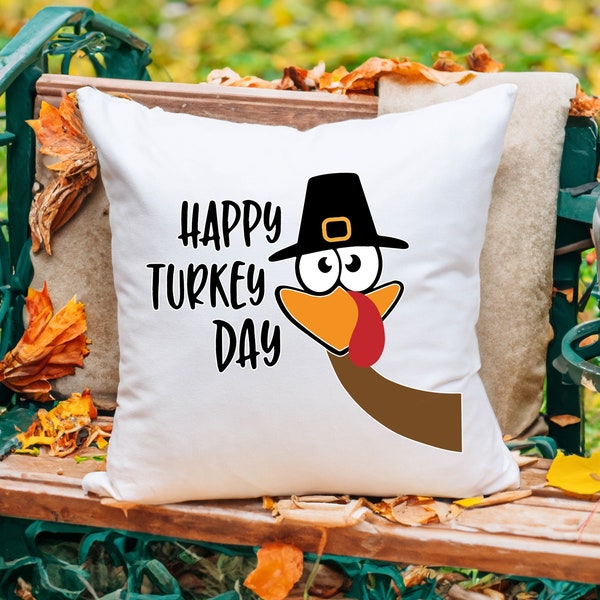 Turkey Pillow, Thanksgiving Pillow, Fall Decoration, Thanksgiving Decor, Fall Cushion, Fall Throw Pillow, Fall Porch Pillow,Farmhouse Pillow