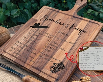 Christmas Gift, Recipe Cutting Board, Handwritten Recipe Cutting Board, Charcuterie Board, Charcuterie Boards, Personalized Cutting Board