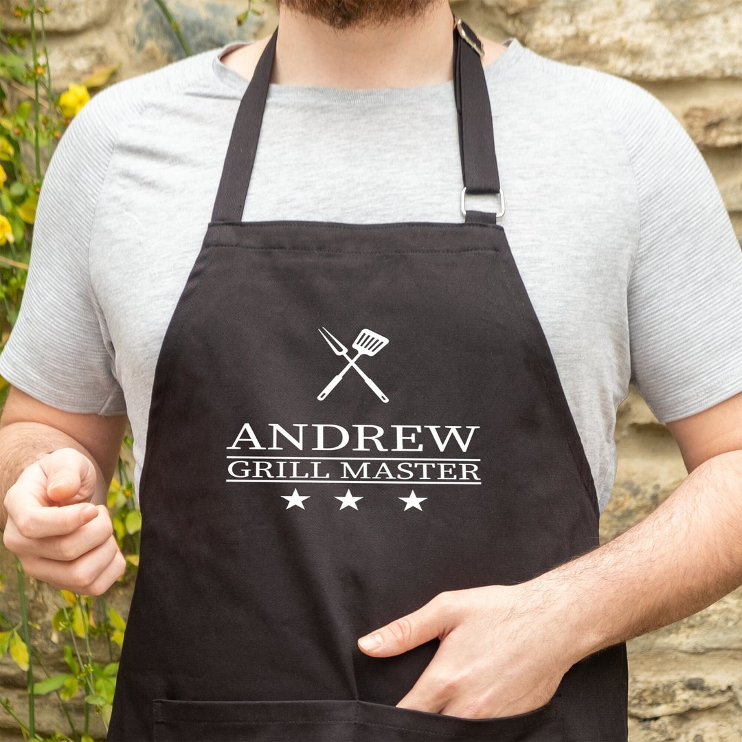 Christmas Gift, Personalized Apron for Men, Custom Apron Men, Custom