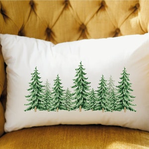 Christmas Tree Pillow Cover, Winter Decor Pillow Cover, Christmas Decor, Christmas Decorations, Farmhouse Decor, Farmhouse Pillow